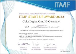 DMIx wins ITMF Start-Up Award 2022